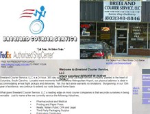 Tablet Screenshot of breelandcourierservice.com